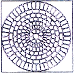 Brick Rosette: 0.9m